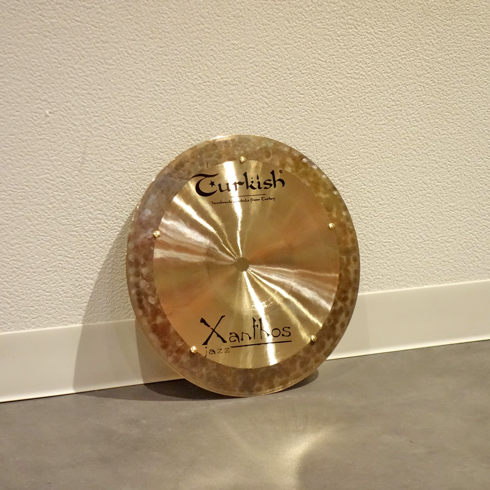 TURKISH <br>Xanthos Jazz Series Reverse Splash Cymbal w/Rivet 9" [TU-XJ9SP-RSZ]