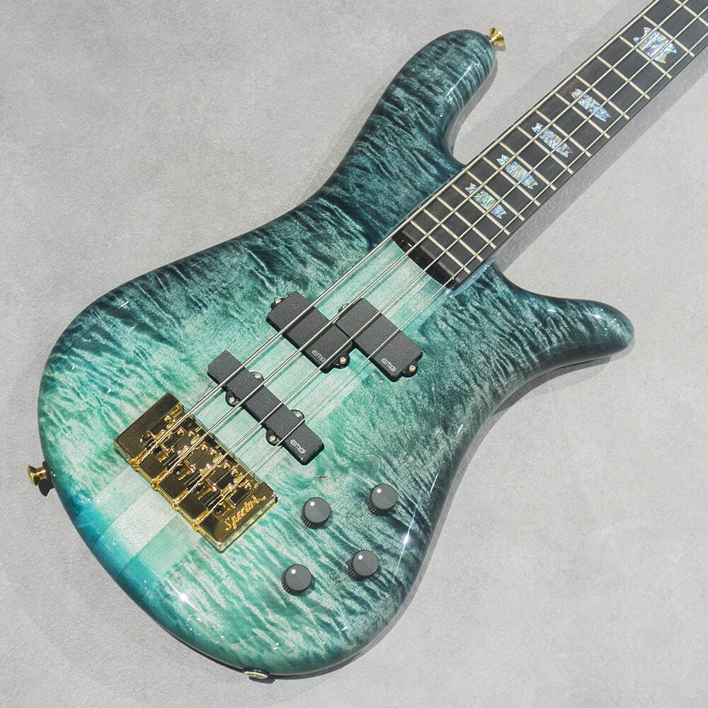 Spector <br>NS-2 QM/SW M/EB EMG PJ Green Black Fade High Gloss