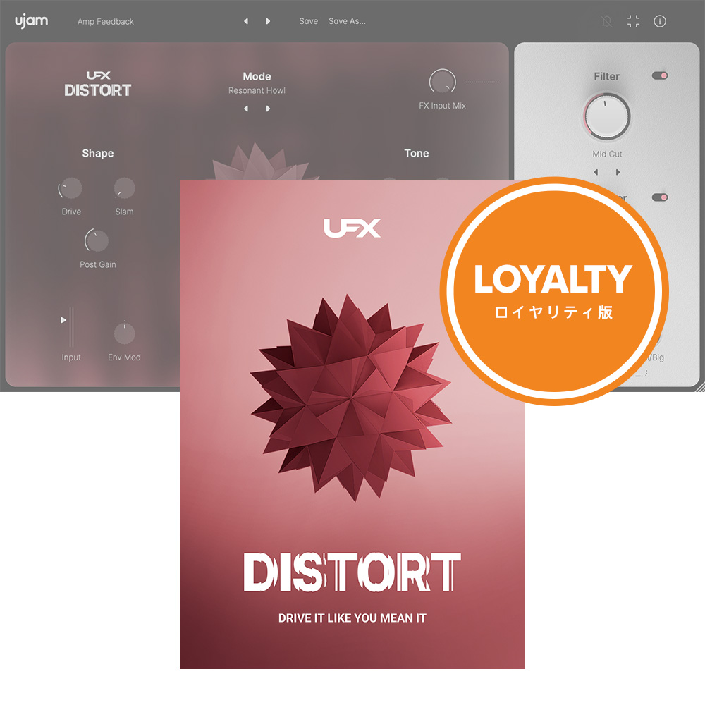 UJAM <br>UFX DISTORT CeB
