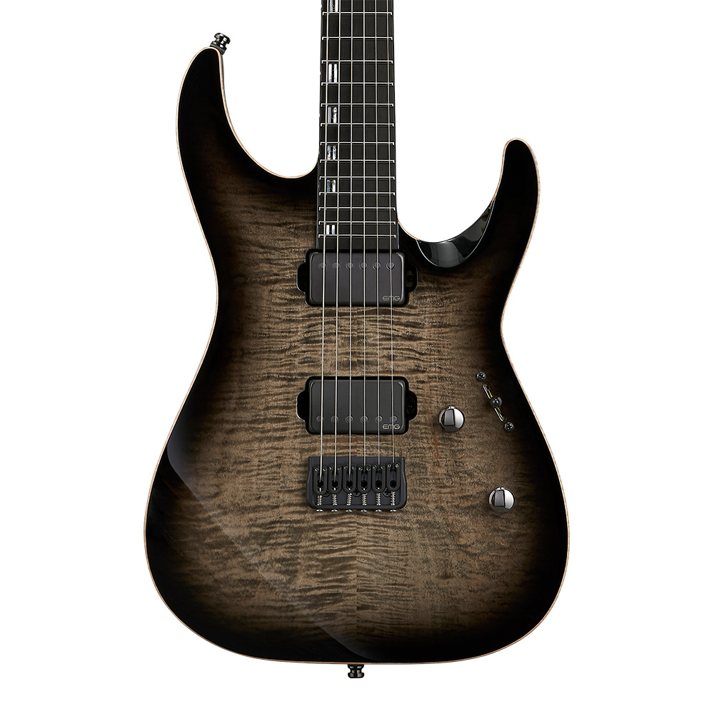 ESP <br>M-II CTM NT/FM CHB (Charcoal Burst w/White Pearl Black)