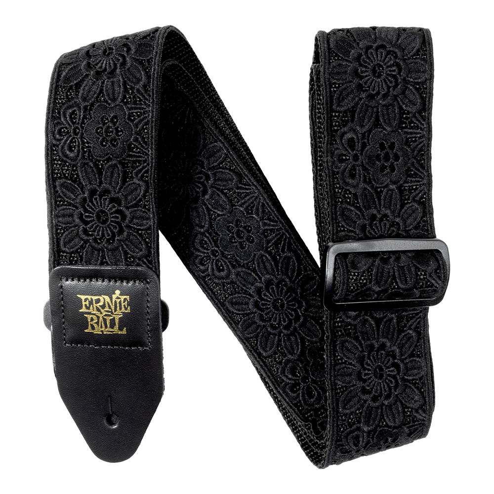 ERNIE BALL <br>#5438 Classic Jacquard Guitar/Bass Strap Daisy After Dark