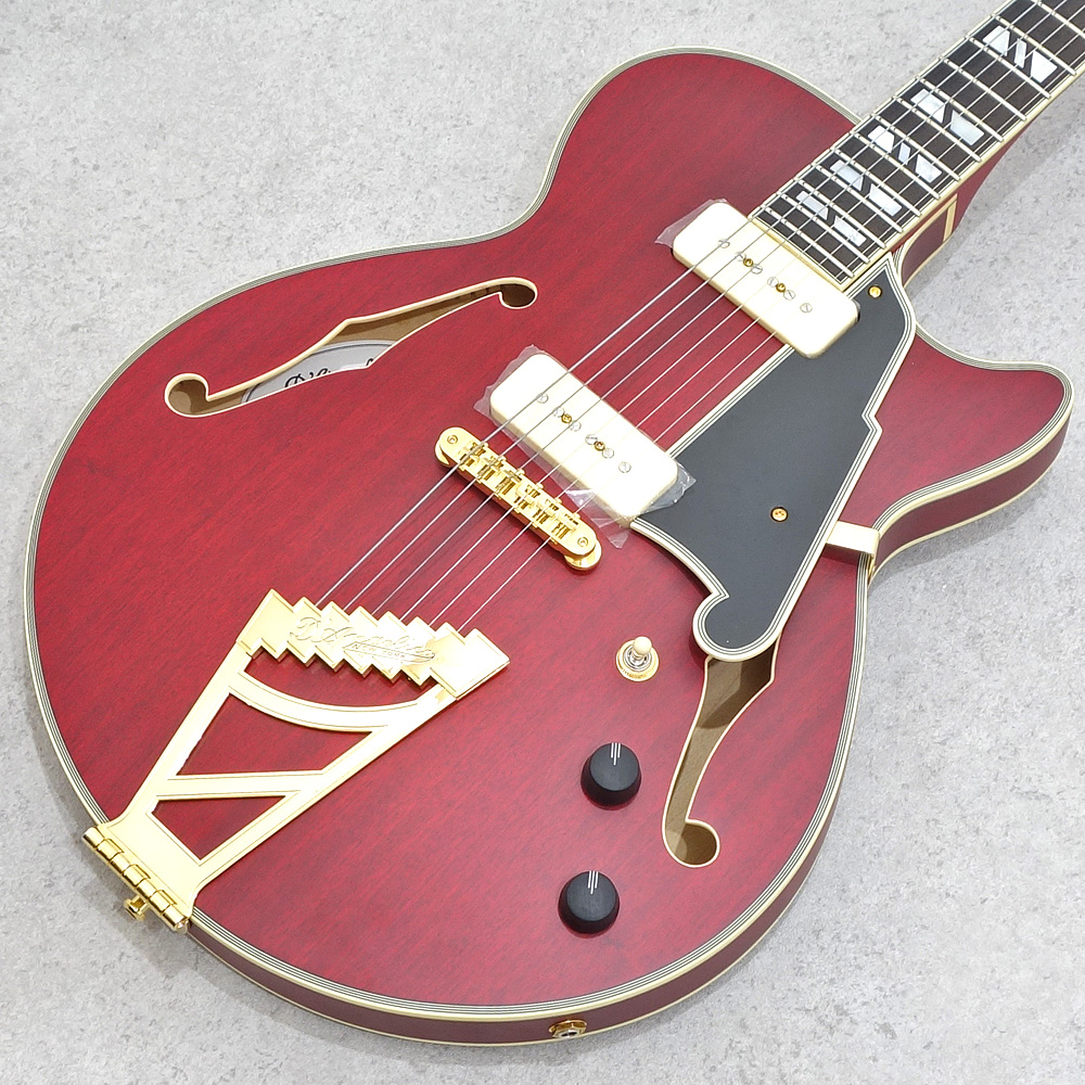 D'Angelico <br>Deluxe SS P-90 Satin Trans Wine