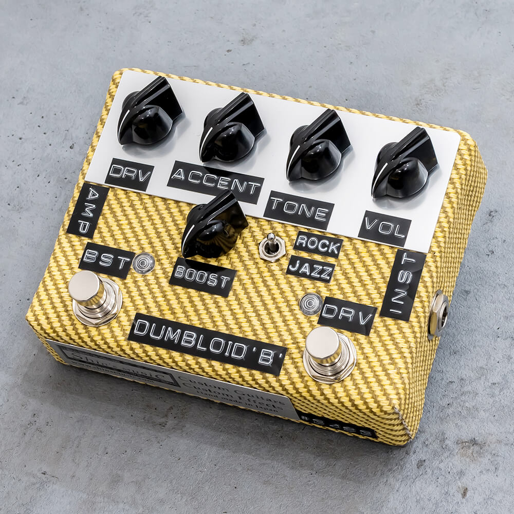 Shin's Music <br>Dumbloid 'B'Boost Special Premium Tweed / Black Knob