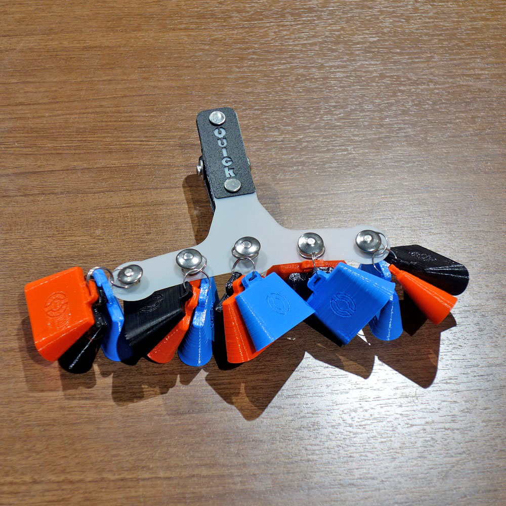 Oruga Percussion  <br>QUICK-O PLASTIC RATLLES 3D