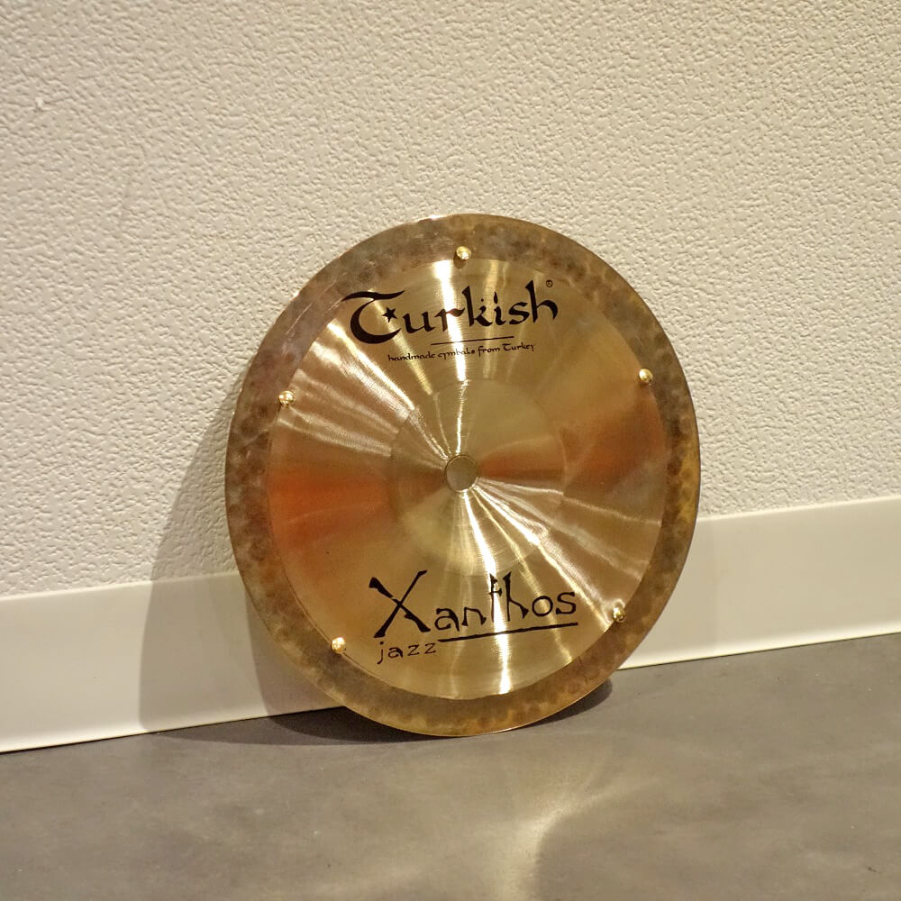 TURKISH <br>Xanthos Jazz Series Reverse Splash Cymbal w/Rivet 8" [TU-XJ8SP-RSZ]