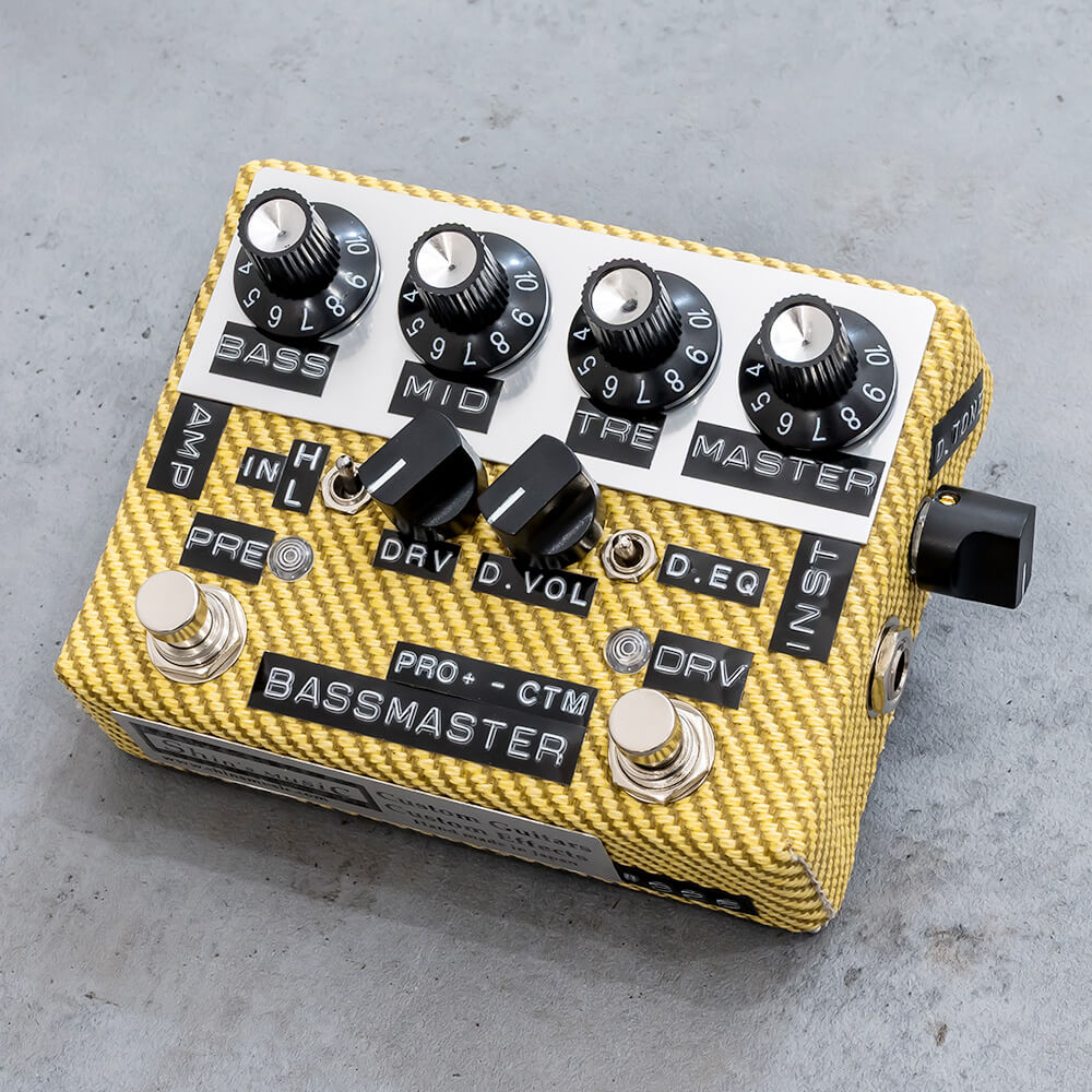 Shin's Music <br>Bass Master Preamp Pro+ Premium Tweed / Num. Knob w/ 2 Switch