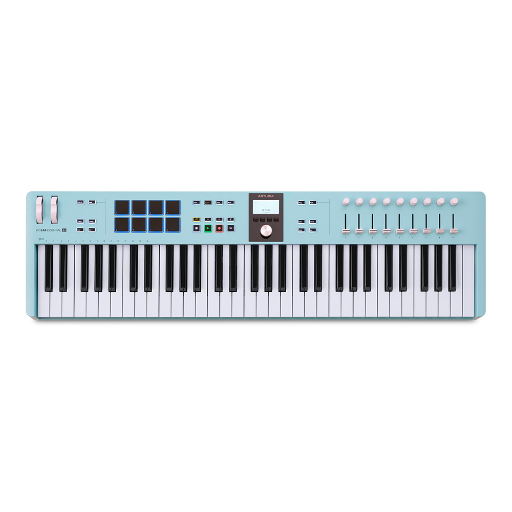 Arturia <br>KeyLab Essential 61 mk3 Aquamarine