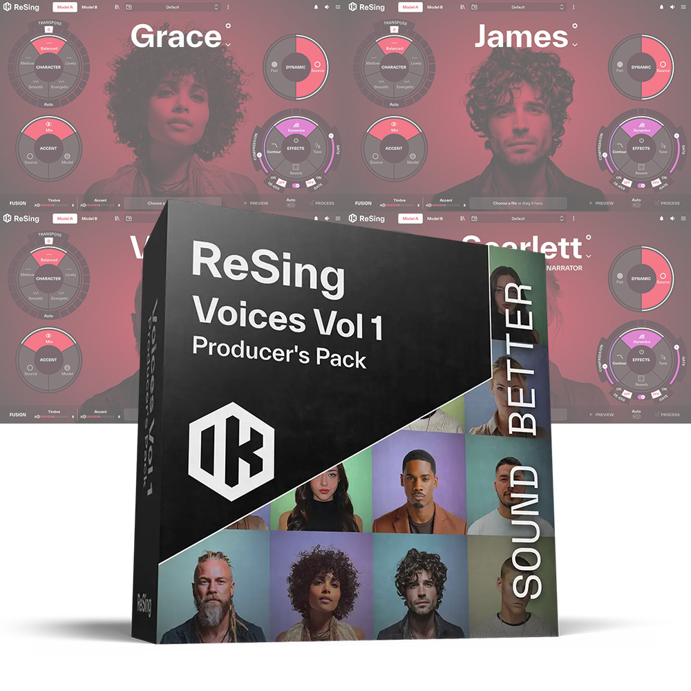 IK Multimedia <br>ReSing Voices Vol 1 Producer's Pack