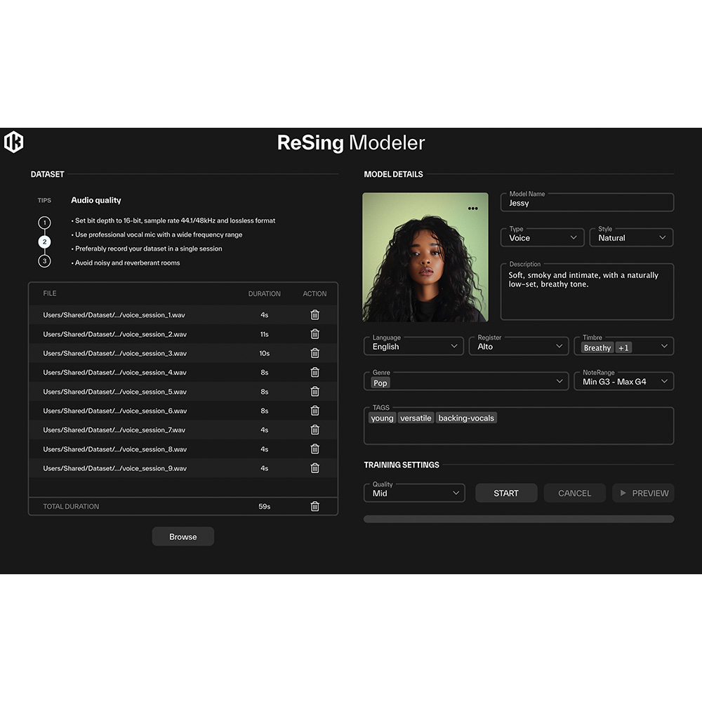 IK Multimedia <br>Unlimited Model Generation Add-on for ReSing
