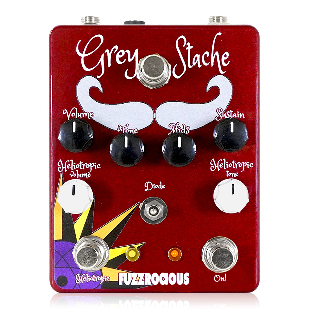 FUZZROCIOUS PEDALS <br>Grey Stache/Heliotropic
