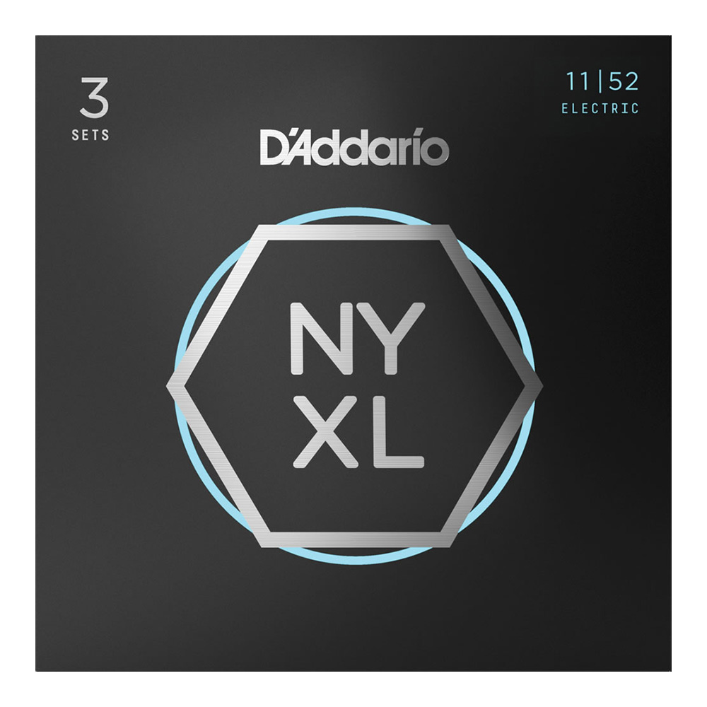 D'Addario <br>NYXL1152-3P [NYXL Nickel Wound, Medium Top / Heavy Bottom 11-52][3set]