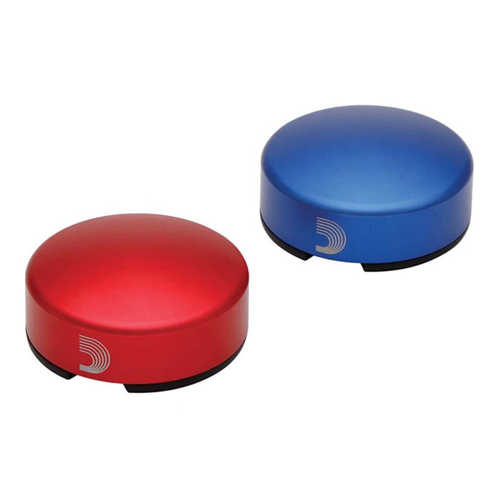 D'Addario <br>XPND Footswitch Toppers - 2-Pack w/ 1 Blue, 1 Red [PW-FST-02BURD]