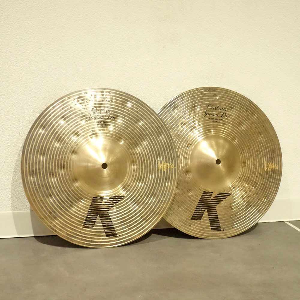 Zildjian <br>14" K CUSTOM SPECIAL DRY HI-HAT Top / Bottom Pair