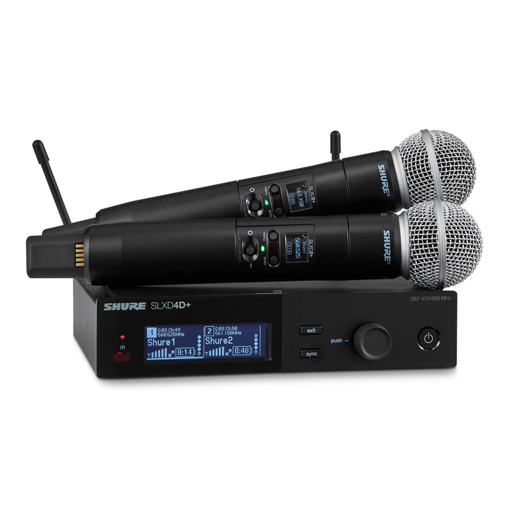 SHURE <br>SLXD24D+J/58-JB