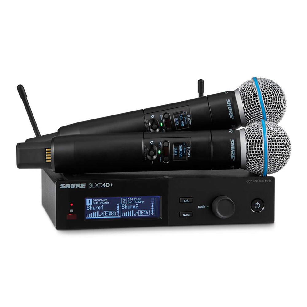SHURE <br>SLXD24D+J/B58-JB