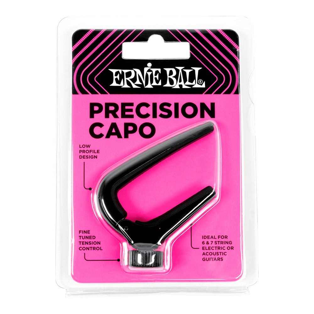 ERNIE BALL <br>#9631 Precision Capo - Black