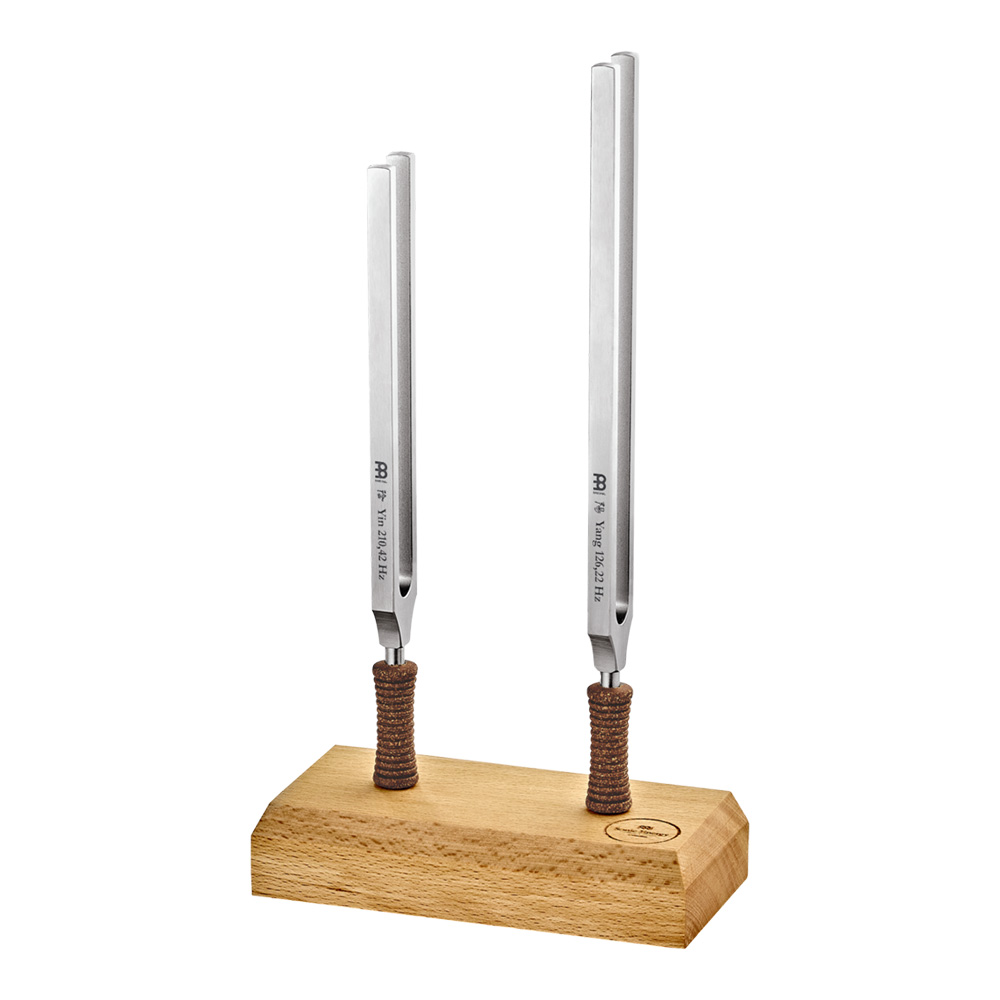 MEINL Sonic Energy <br>TCM Therapy Tuning Fork Set Yin & Yang, 2 pcs, incl. Holder [TTF-TCM-YYSET]