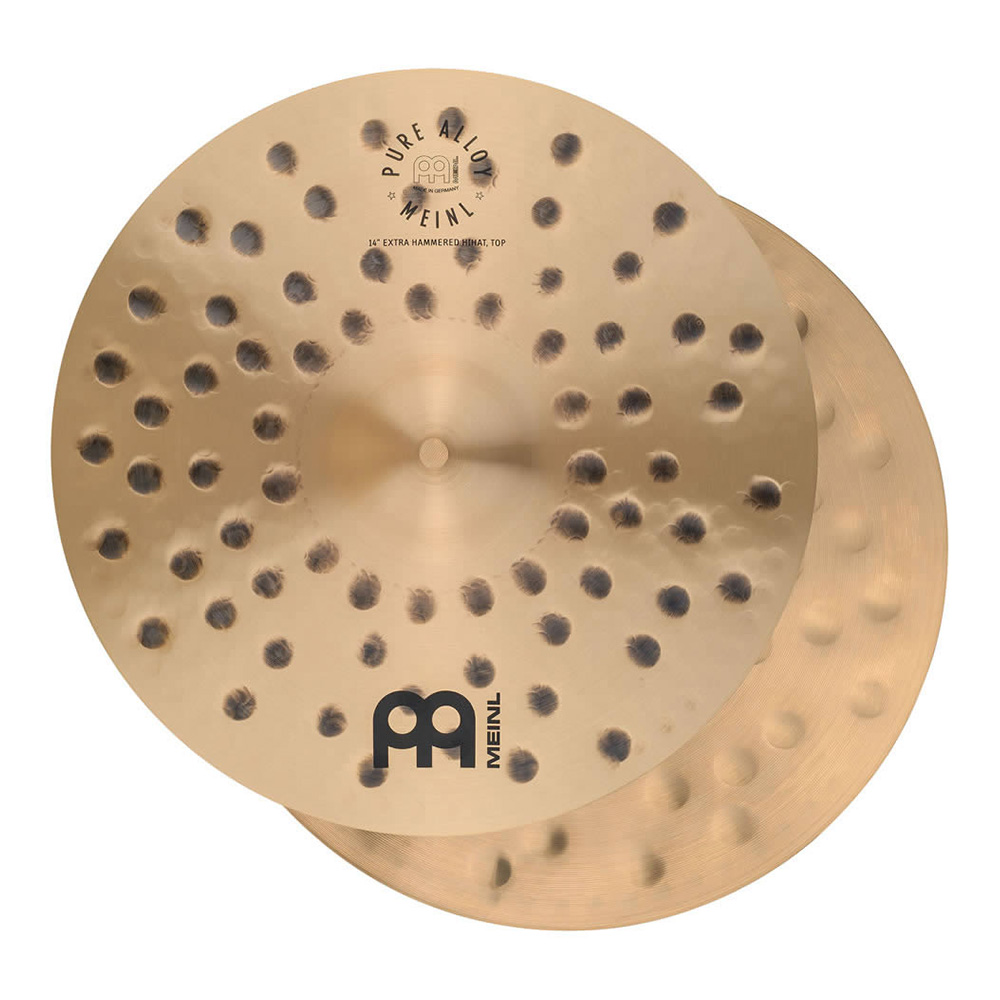 MEINL <br>14" Pure Alloy Extra Hammered Hihat [PA14EHH]