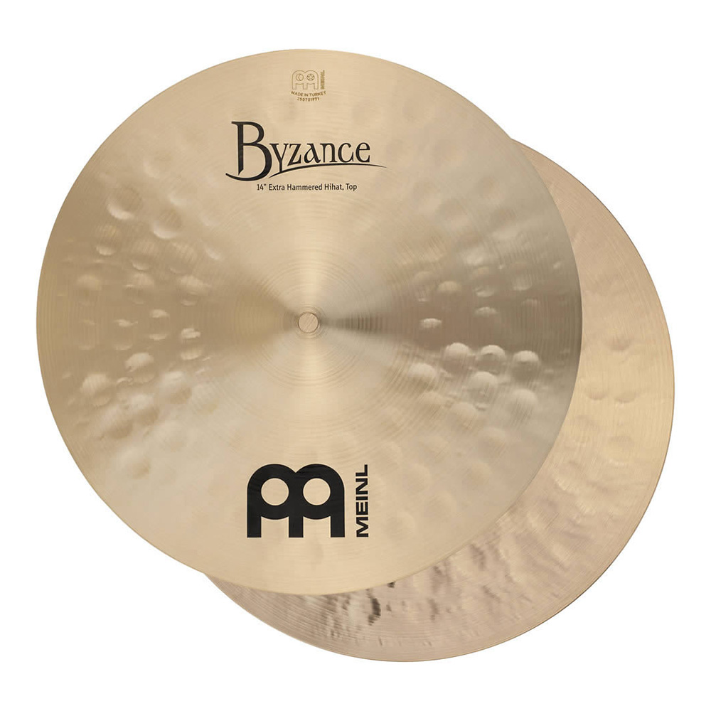 MEINL <br>14" Byzance Traditional Extra Hammered Hihat [B14EHH]