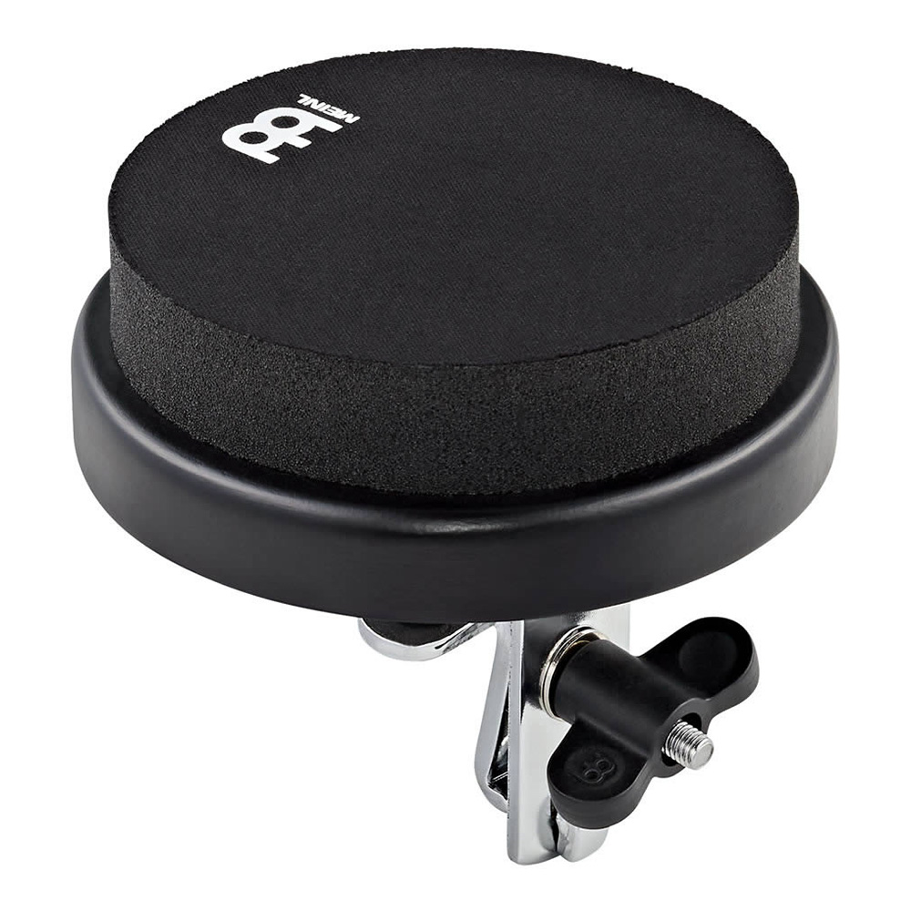 MEINL <br>4" Bass Drum Mounted Pad, Black [MBDMP4BK]
