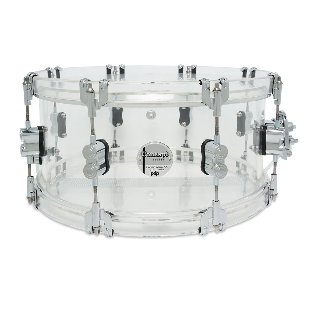pdp by dw <br>Acrylic Clear Drums 14"�~6.5" Snare