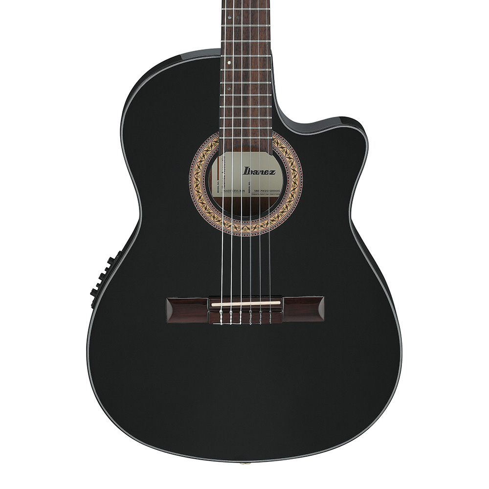 Ibanez <br>CLASSICAL GA35TCE-BKN (Black Night High Gloss)