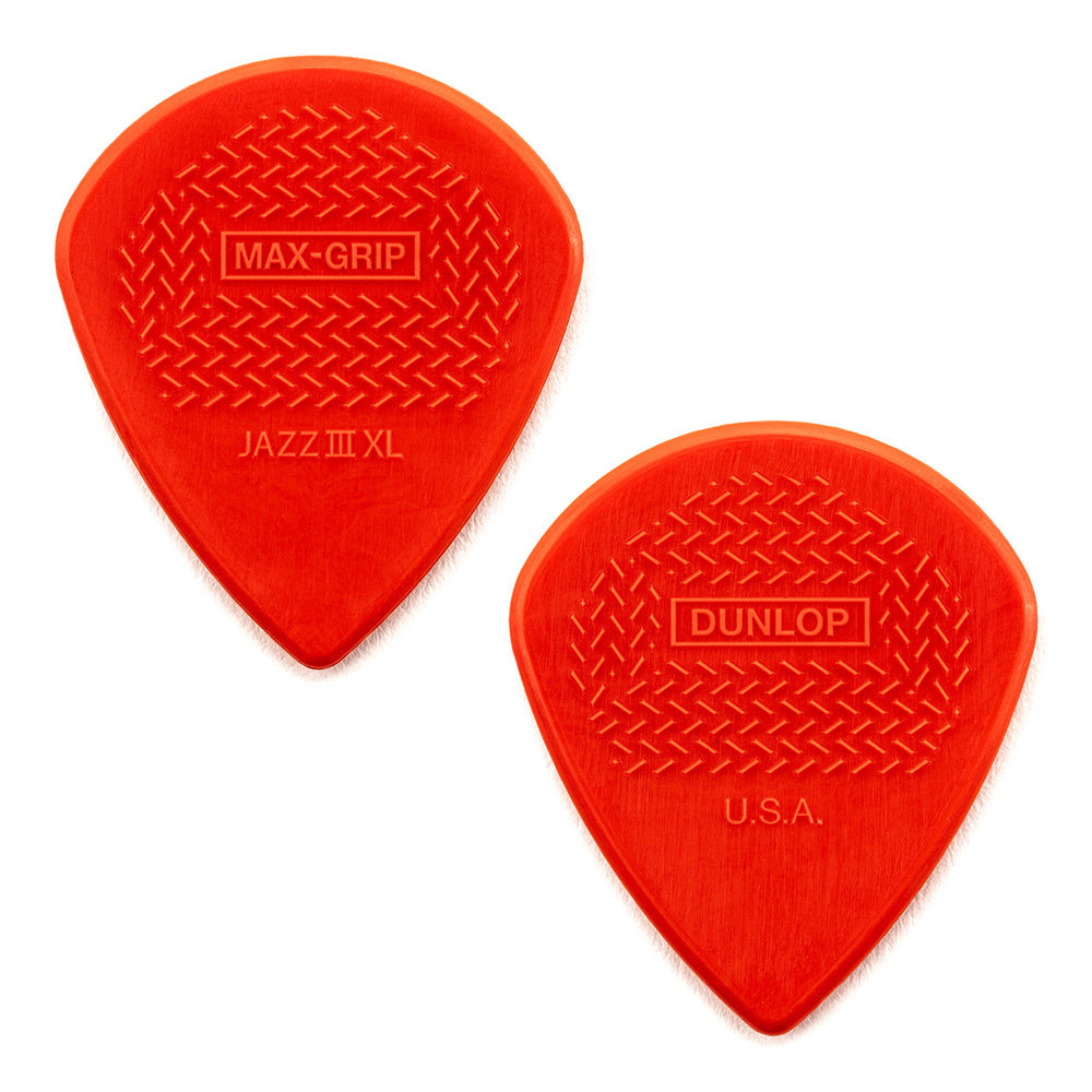 Jim Dunlop <br>581RXLN Max-Grip Jazz III XL (Red Nylon) 1.38mm 24���Z�b�g