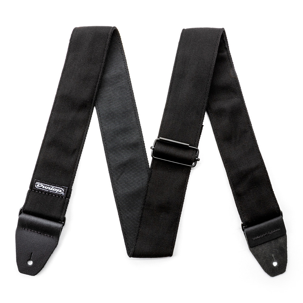 Jim Dunlop <br>JACQUARD BLACK STRAP [D67-33]