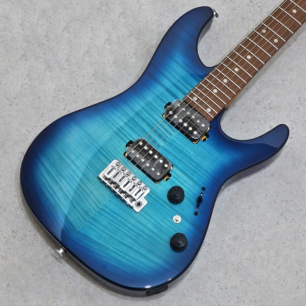 Ibanez <br>AZ Standard AZ24S1F-TXB (Transparent Turquoise Burst)