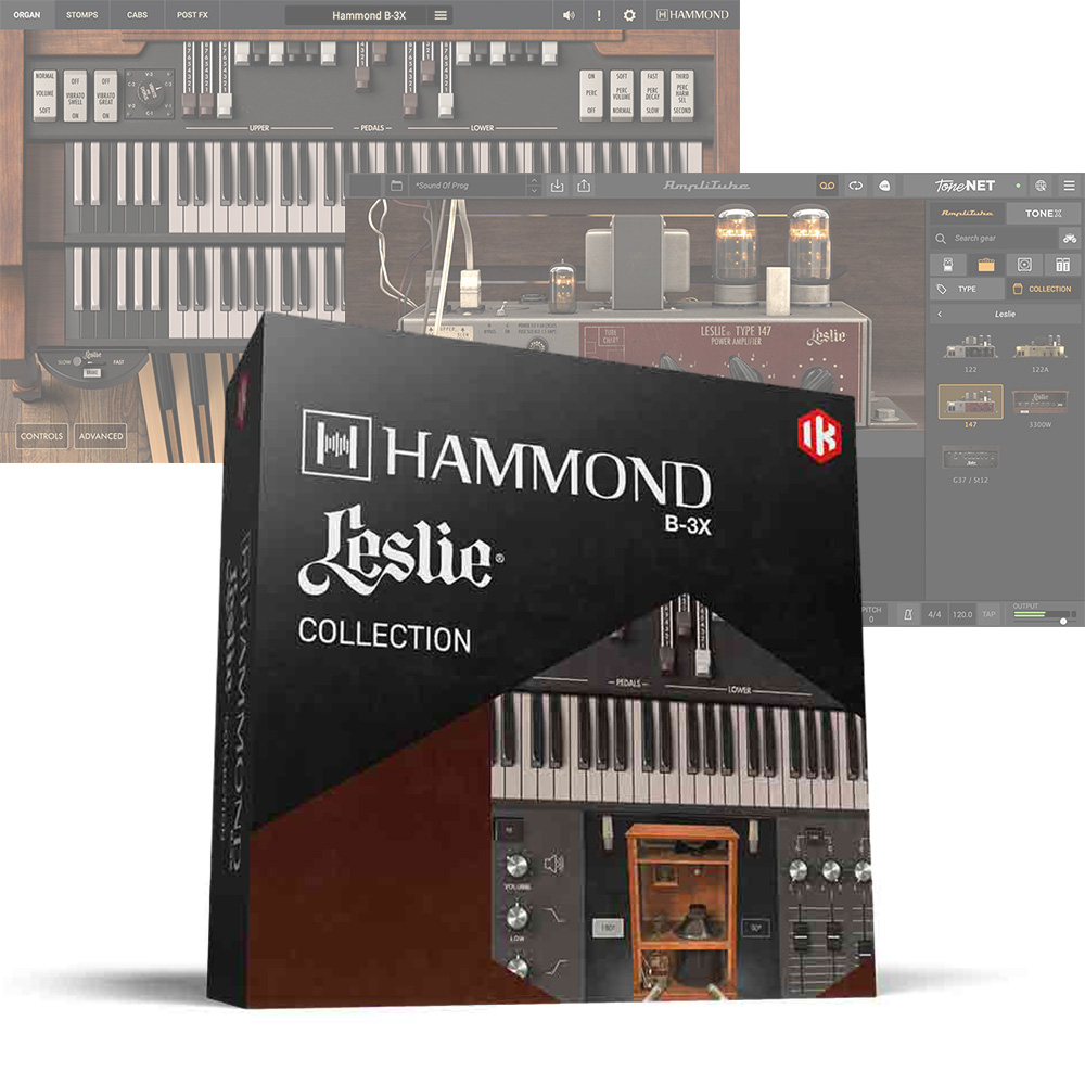 IK Multimedia <br>Hammond B-3X + Leslie Collection