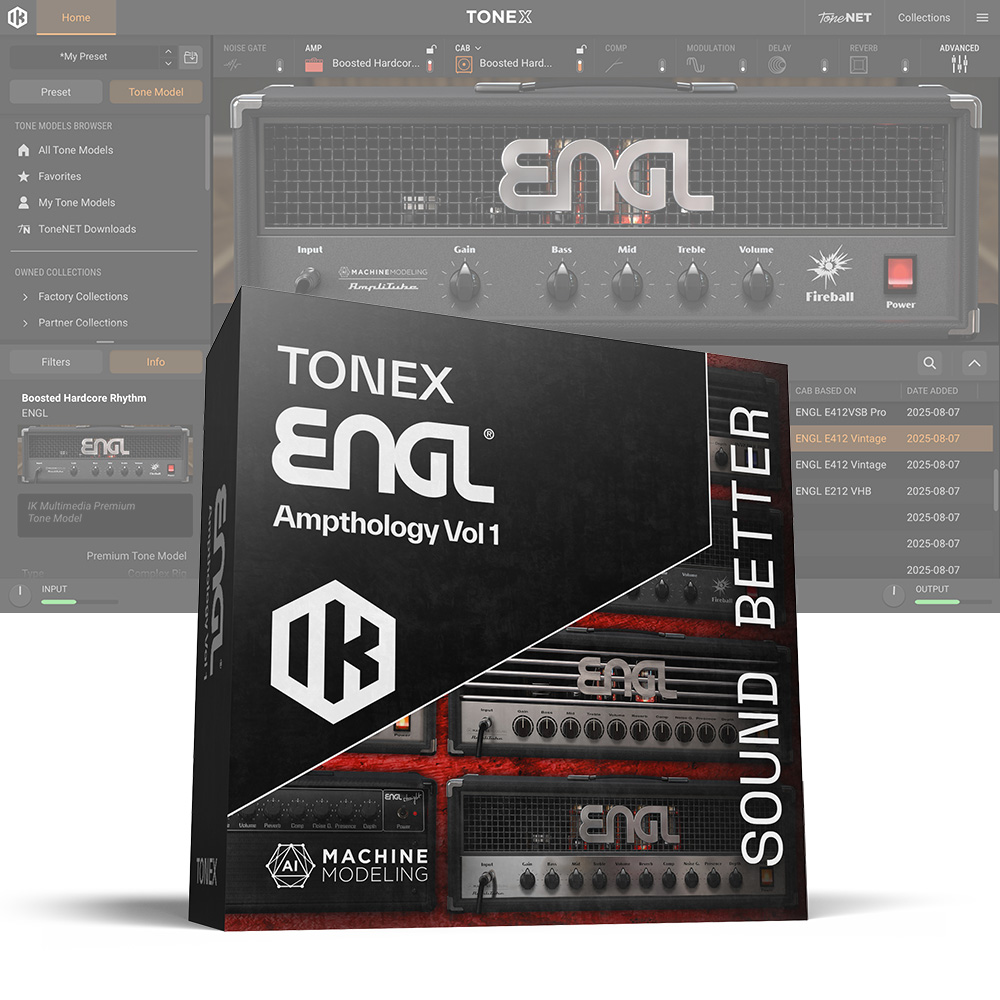 IK Multimedia <br>TONEX ENGL Ampthology Vol 1	