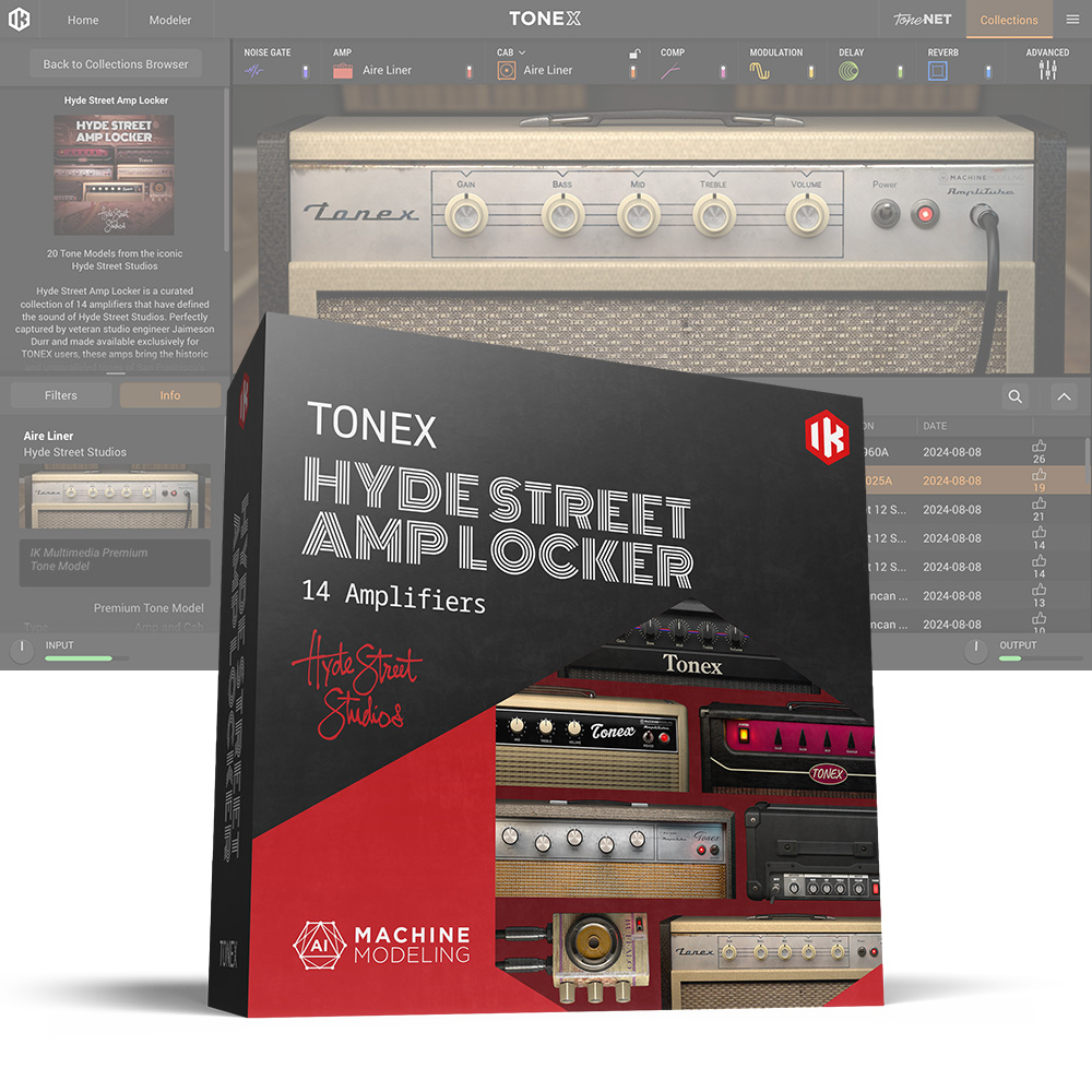 IK Multimedia <br>TONEX Hyde Street Amp Locker