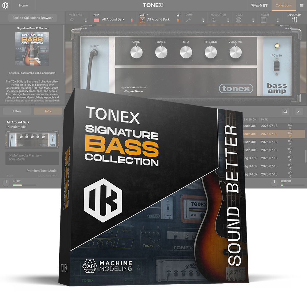 IK Multimedia <br>TONEX Signature Bass Collection