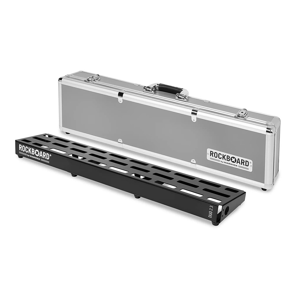 RockBoard by Warwick <br>DUO 2.3, Pedalboard with Flight Case [RBO B 2.3 DUO C]