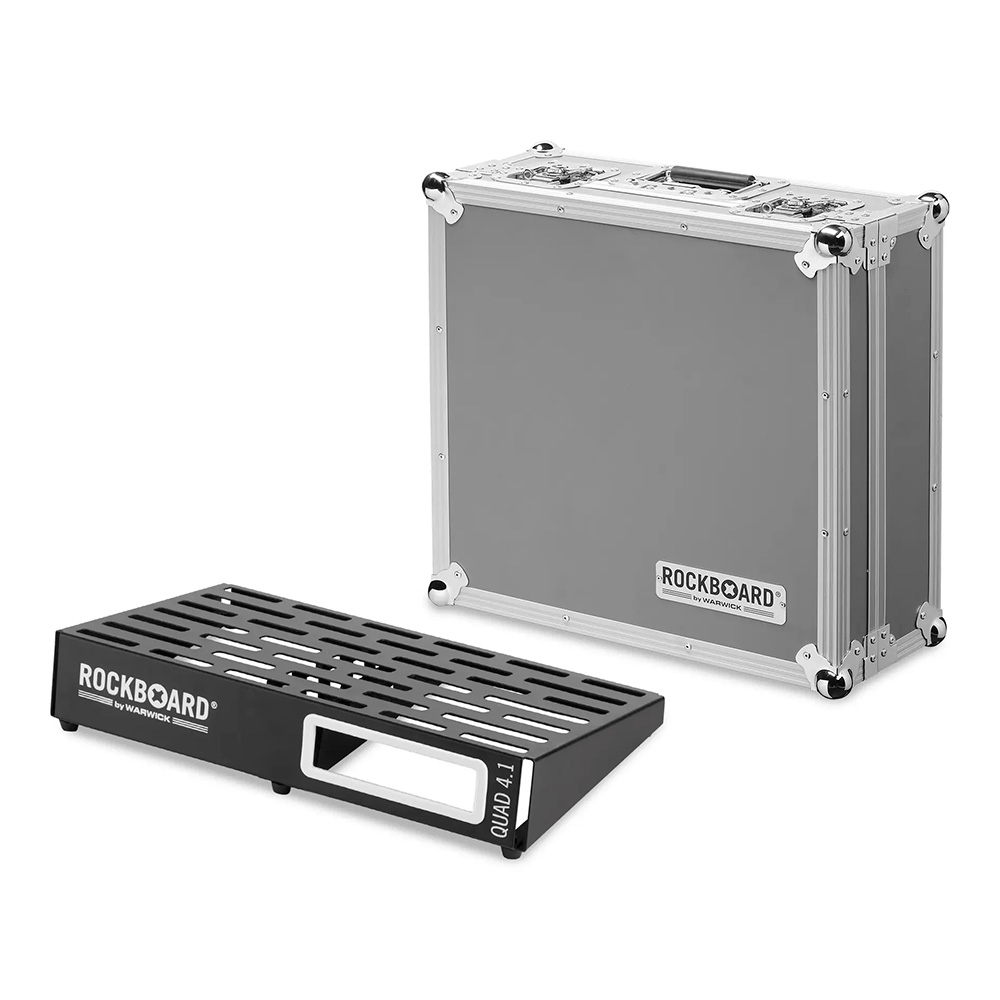 RockBoard by Warwick <br>QUAD 4.1, Pedalboard with Flight Case [RBO B 4.1 QUAD C]
