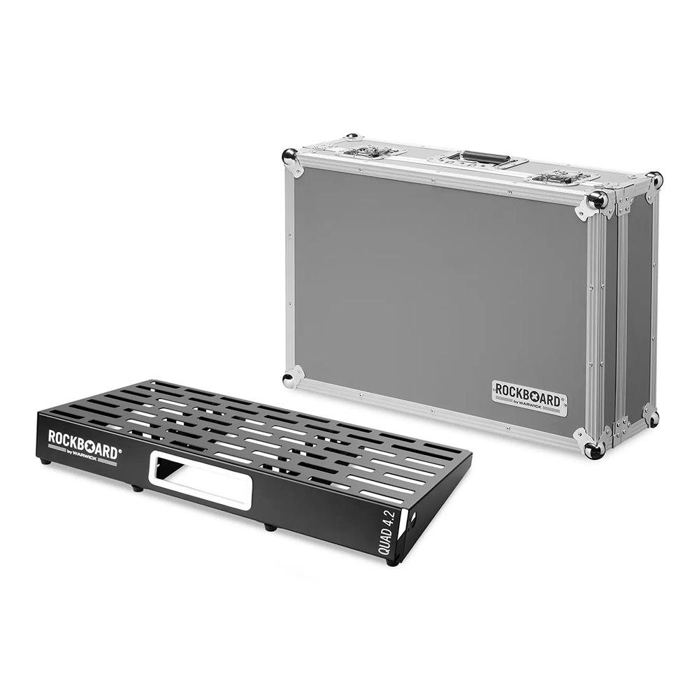 RockBoard by Warwick <br>QUAD 4.2, Pedalboard with Flight Case [RBO B 4.2 QUAD C]