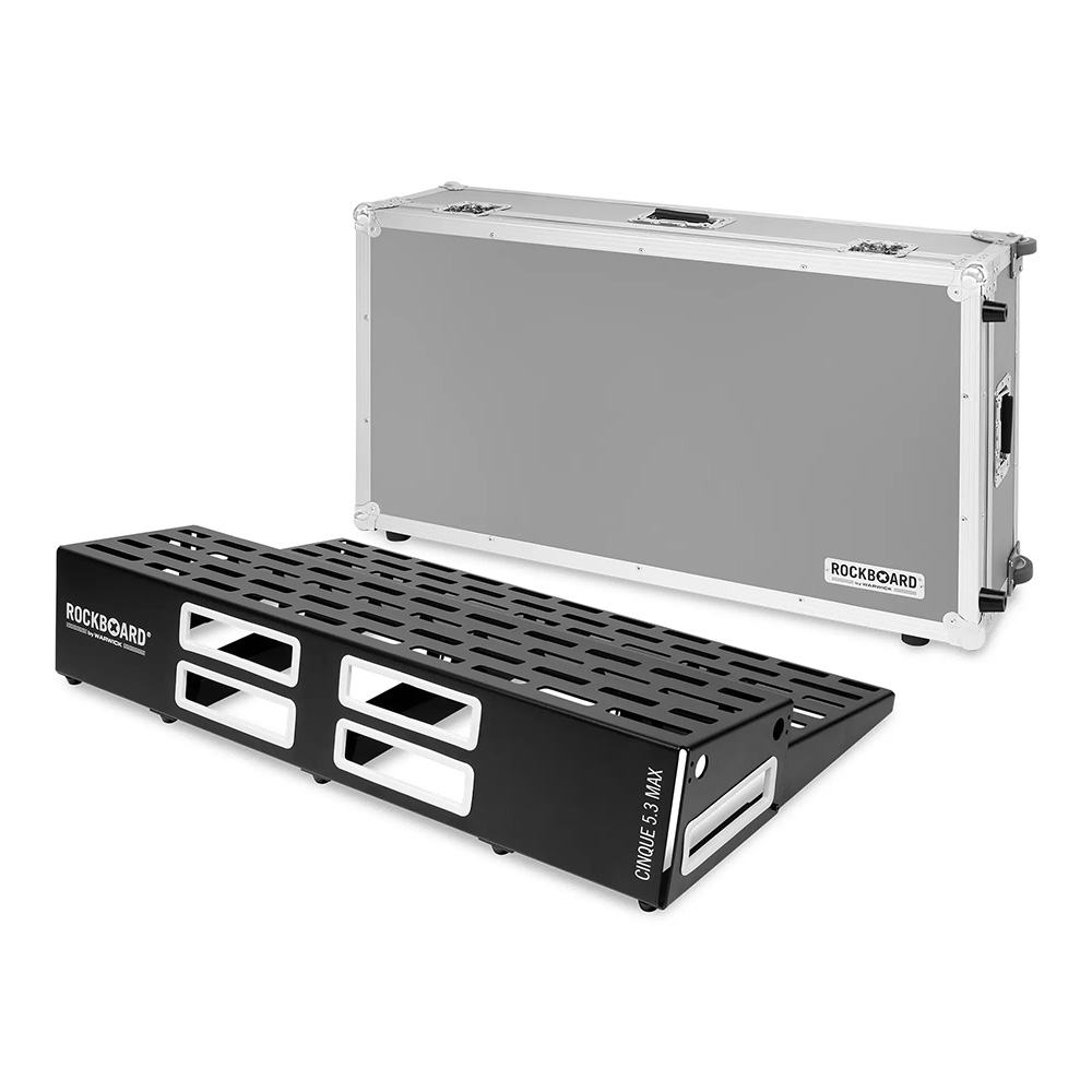 RockBoard by Warwick <br>CINQUE 5.3 MAX, Pedalboard with Flight Case [RBO B 5.3 CINQ MAX C]
