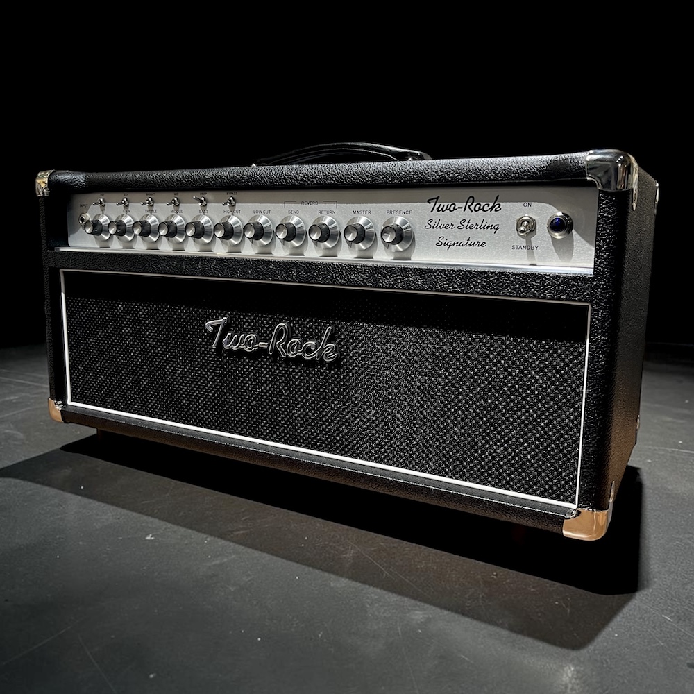 TWO ROCK <br>Silver Sterling Signature Head Black