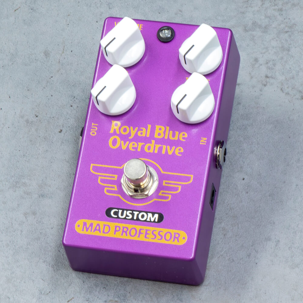 MAD PROFESSOR <br>Royal Blue Overdrive CUSTOM Bluebird Mod