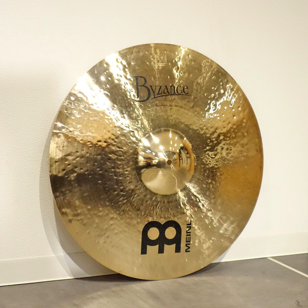 MEINL <br>22" Byzance Brilliant Heavy Hammered Crash [B22HHC-B]