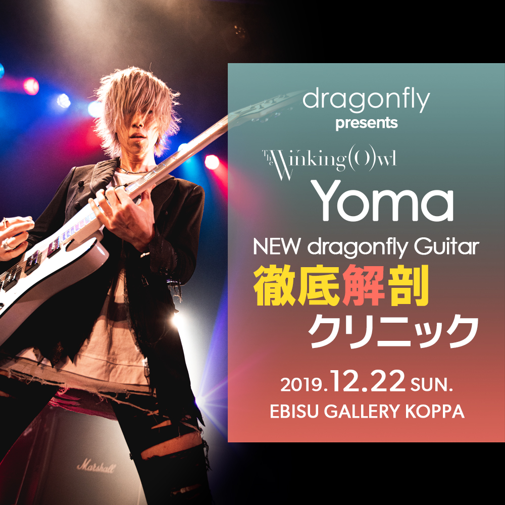 Yoma(The Winking Owl) “NEW dragonfly Guitar” 徹底解剖クリニック